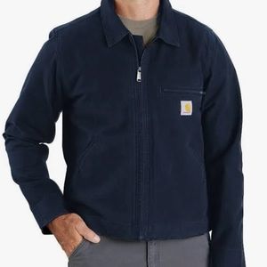 Carhartt Relaxed Fit Navy Rugged Flex Duck Detroit Jacket Men’s XL New with Tags
